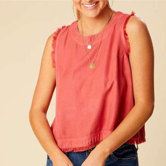 ALRT'D STATE Red Briar Button Back Tank Size Small - Picture 7 of 14